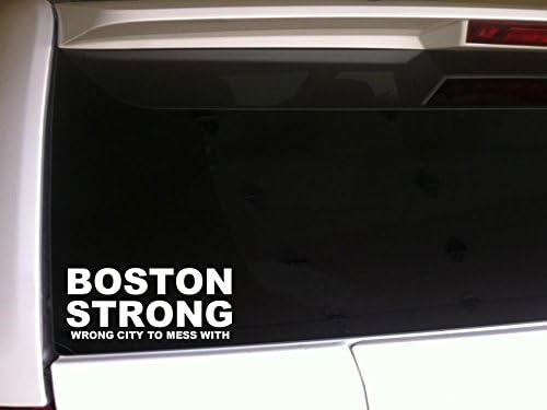 Boston Strong 6 מדבקת ויניל DECALC13 MARATHON זיכרון זיכרון כבוד תומך בחוזק גאווה