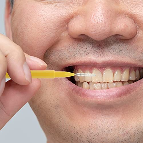 Exceart 60 יחידות מברשות בין -דנטליות חוט דנטלי בוחרים כלי ניקוי שיניים כלי ניקוי שיניים הכלי 0. 7 ממ
