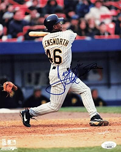 ג'רמיין אלנסוורת 'חתם על 8x10 פיראטים פיטסבורג - תמונות MLB עם חתימה