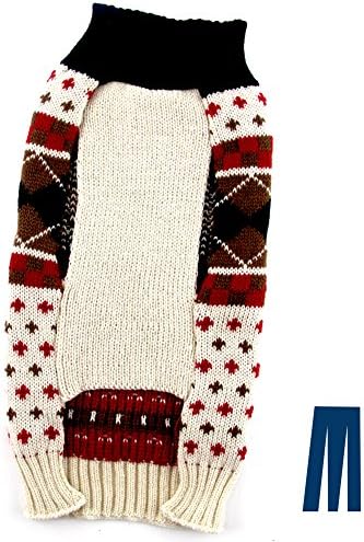 מיקאיו כלב חג סוודר, חתול חג המולד סוודר, חיות מחמד חג המולד סוודר, אנגליה מכללת סגנון עיצוב קר מזג אוויר מעיל, חג חגיגי