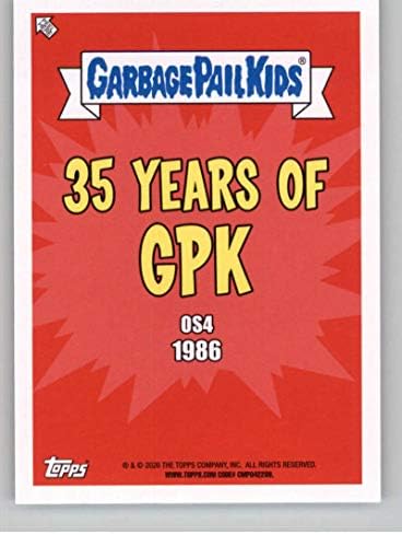 2020 Topps Farbage Pail Pail Kids 35 שנה סדרה 2 Booger Green 59A כרטיס מסחר טחני