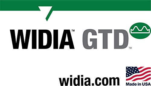 WIDIA GTD GT825011 ניצחון GT82 HP ברז, חממה תחתונה למחצה, חתך יד ימין, 2 חלילים, 4-40, HSS-E, TIN+CRC/C ציפוי