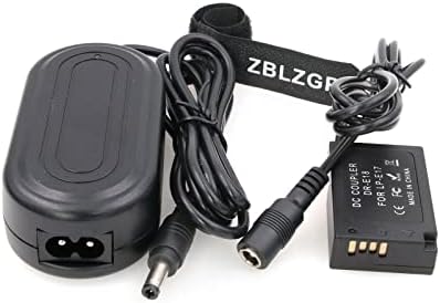 ZBLZGP LP-E17 DR-E18 סוללת דמה סוללה AC מתאם אספקת חשמל לתאם CANON EOS Rebel SL2 SL3 RP T6I T6S ​​T7I T8I 77D 200D 250D