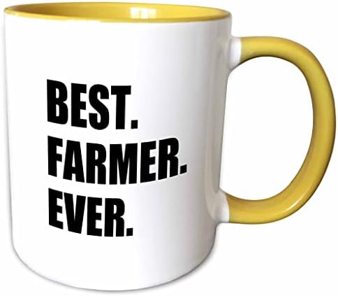 3 רוז הטוב ביותר חקלאי אי פעם-כיף מתנה עבור חקלאות עבודה-חוות-שחור טקסט-ספלים