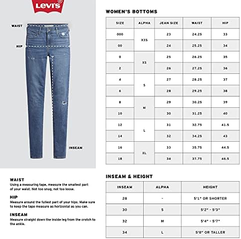 ג ' ינס יבול 501 לנשים של לוי